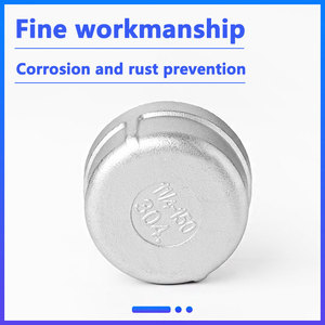 Accesorios <span class=keywords><strong>de</strong></span> Tubería <span class=keywords><strong>de</strong></span> Acero Inoxidable al por Mayor, Tapa Redonda BSP Galvanizada en Caliente para Aceite, Agua y <span class=keywords><strong>Gas</strong></span> - Product Image 3