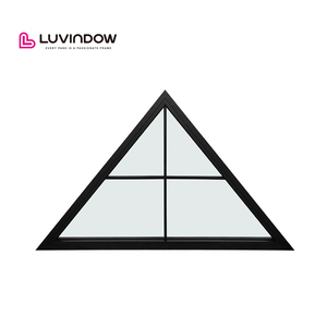 Bão tác động màn hình an ninh Đen nướng ban công hình dạng đặc biệt cửa sổ cho nhà - Product Image 4