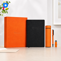 Set de Cuaderno Premium de Cuero PU Personalizado para Oficina, Regalo Empresarial, Escritura, Marcapáginas con Cinta, Encuadernación Cosida, Ecológico, Envío Rápido