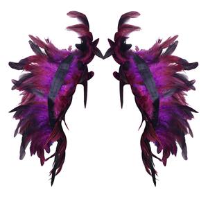 Syal bulu Gotik syal untuk pria wanita dapat diatur karnaval Halloween Natal acara pembakaran pria dekorasi pesta Festival - Product Image 4