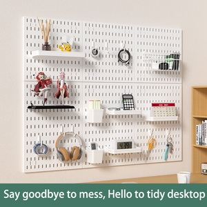 Veelzijdig En Decoratief Pp-Materiaal Kamerwandpaneel Met Meerdere Haken En Oplaadkabels In Slaapkamer En Thuiskantoor - Product Image 4