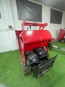 Minidumper Hidráulico de Gasolina de Cuatro Ruedas de Acero Industrial Chino 2026 con Certificación CE EPA, 500 kg, con Cargador y <span class=keywords><strong>Barrow</strong></span> de Ruedas Oruga - Product Image 1