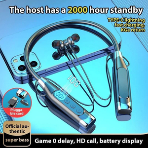 HM-070 autour du cou <span class=keywords><strong>casque</strong></span> affichage de la batterie LED <span class=keywords><strong>avec</strong></span> microphone tour de cou <span class=keywords><strong>casque</strong></span> semi-intra-auriculaire suppression du bruit - Product Image 3