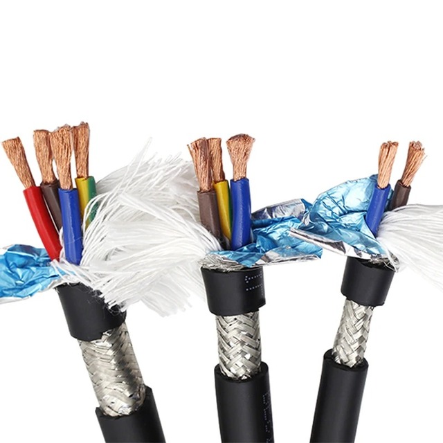High Flexible Shielded Drag Chain Cable TRVVP 2-40core 26-11AWG Folding Oil Resistant CNC Machine Tool signal Control Cable Wire