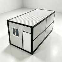 Vente directe usine – Maison conteneur pliable en acier, portable, en panneaux sandwich, pour logement, hôtels et appartements