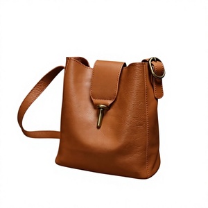 Real Buffalo Leather Luxury Waterproof Zipper Thermal Women's Handbags Fashionable Lightweight Eco Friendly Shopping Custom Logo - Product Image 6