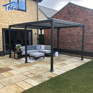 अनुकूलित 3X3 3X4 5x3 मोटर चालित आउटडोर <span class=keywords><strong>Gazebo</strong></span> वापस लेने योग्य छत एल्यूमीनियम Bioclimatic मंडम - Product Image 5