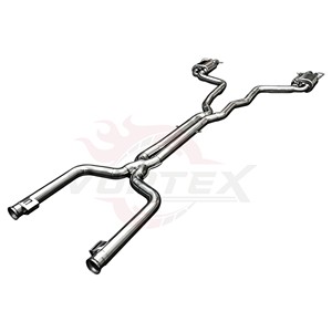 Sistema de Escape Catback con Válvulas Vortex SS304 para Mercedes AMG C63 W205 C63 S 4.0L V8 Biturbo M177, Tubo en X, Puntas Cuádruples, Sistema de Carreras - Product Image 2