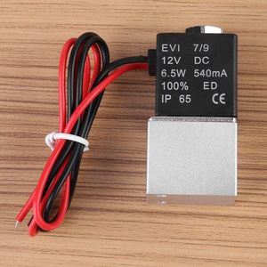 Vanne solénoïde à air Beduan 2 voies normalement fermée 12V DC 1/8 NPT Corps en aluminium - Product Image 4