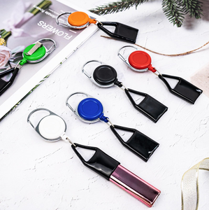 <b>Custom</b> Logo Smoking Accessories Premium Pull Out Retractable Keychain <b>Lighter</b> Holder Clip Key Chain <b>Lighter</b> Leash - Product Image 4