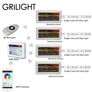 Variateur LED tactile Wi-Fi automatique monocouleur 12V 24V pour bande LED, compatible marché UE - Product Image 6