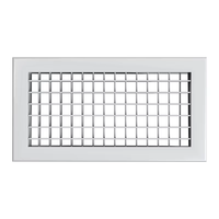 Rejilla de salida de aire de una sola capa de aleación de aluminio Lishine para aire acondicionado central, modelo Wfkt