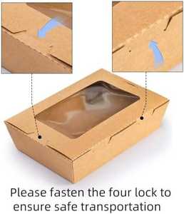 Caja <span class=keywords><strong>de</strong></span> Cartón para Empaque, Impresa Personalizada, con Ventana, Contenedor <span class=keywords><strong>de</strong></span> Alimentos Personalizado, Solución <span class=keywords><strong>de</strong></span> Empaque para Presentación <span class=keywords><strong>de</strong></span> Productos - Product Image 2