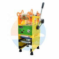 Machine manuelle de scellage de tasse d'équipement électrique de thé de bulle pour des composants durables de noyau de roulement d'emballage de carton de boissons