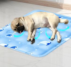 Factory Pet Summer Cooling <span class=keywords><strong>Dog</strong></span> Travel Pad Wasserdichter Soft Pet <span class=keywords><strong>Cooler</strong></span> Tragbare Gel-Bett matte für Kleintiere - Product Image 1