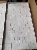Panneau mural flexible en pierre pour intérieur, revêtement courbé facile à installer pour extérieur, service OEM, décoration pour hôpitaux et foyers