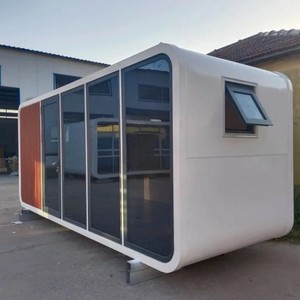 Cabine mobile préfabriquée moderne en bois pour extérieur, bureau, maison, capsule de bureau, bâtiment scolaire, atelier, centre commercial, chambre, appartement - Product Image 6