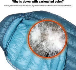 WOQI <span class=keywords><strong>sacco</strong></span> <span class=keywords><strong>a</strong></span> <span class=keywords><strong>pelo</strong></span> ultraleggero mummia di alta qualità per il campeggio escursionismo zaino in spalla - Product Image 5