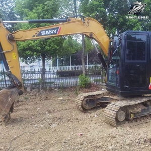 Excavadora de cadenas usada SANY 75, de segunda mano, marca original china, excavadora de cadenas pequeña de 7.5 toneladas, excavadora usada. - Product Image 6
