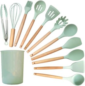 Professional Manufacture <b>Kitchen</b> Tools Silicone <b>Kitchen</b> <b>Accessories</b> Cooking Utensils Set Customized Logo Sustainable 3000pcs - Product Image 1