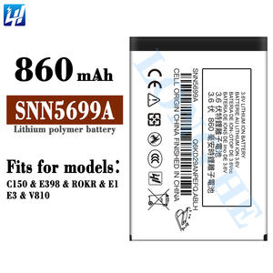 Batterie de téléphone portable Li-ion 860mAh SNN5699A pour Motorola C150 E398 <span class=keywords><strong>ROKR</strong></span> E1E3 V810 - Product Image 2