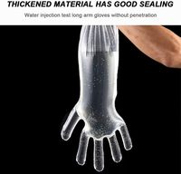 Guantes obstétricos veterinarios desechables, guantes de palpación rectal, guantes de inseminación artificial de vaca