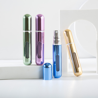 Flacon de parfum rond en verre de luxe de haute qualité, anti-fuite magnétique, 10 ml