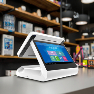 Nhà hàng hệ thống <span class=keywords><strong>POS</strong></span> 15.6inch cảm ứng tất cả trong một Android 11 tiền mặt đăng ký Màn hình kép thanh toán <span class=keywords><strong>POS</strong></span> thiết bị đầu cuối thiết bị với máy ảnh - Product Image 6