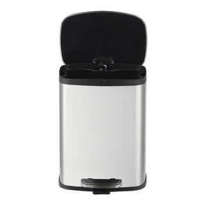 Contenedor <span class=keywords><strong>de</strong></span> <span class=keywords><strong>basura</strong></span> <span class=keywords><strong>de</strong></span> cocina <span class=keywords><strong>de</strong></span> acero inoxidable cepillado a prueba <span class=keywords><strong>de</strong></span> huellas dactilares <span class=keywords><strong>de</strong></span> <span class=keywords><strong>50</strong></span> <span class=keywords><strong>litros</strong></span> - Product Image 1