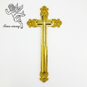 Katholischer christlicher Jesus 14 Christus Sarg Kreuz Metallisiertes Religiöses Ornament Bestattungskoffer Hardware-Zubehör Auf Lager - Product Image 2