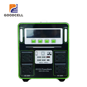 Goodcell Trạm điện cầm tay 500W/1000W/2000W/3000W tinh khiết sóng sin năng lượng mặt trời Máy phát điện AC Nguồn cắm trại ngoài trời bật lửa xì gà - Product Image 5