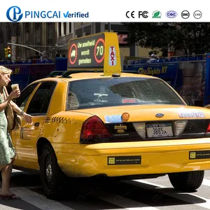 P2.5 светодиодный дисплей автомобиля дисплей экран p5 двухсторонний 4G WIFI такси верхний светодиодный дисплей