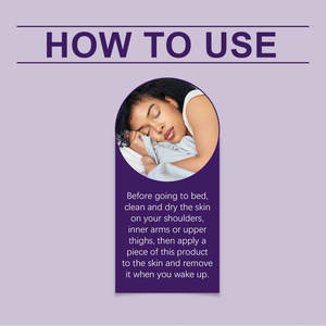 남성용 딥 슬립 패치 여성용 28 패치 속발 성분 라벤더 오일 패치 - Product Image 5