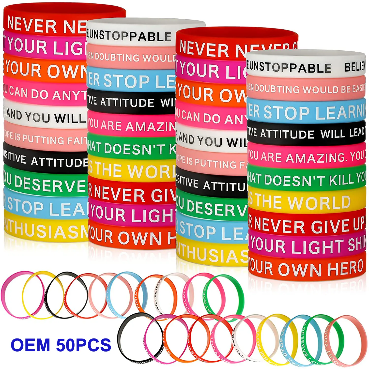 Pulseira de silicone personalizada com bandeira, pulseira de borracha de silicone fabricante de pulseira de silicone/pulseira de pulso/personalizada seu próprio logotipo