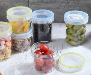 สัตว์เลี้ยงคอนเทนเนอร์, พลาสติกเกรดอาหารหม้อ, Stackable airght ขวดน่ารัก candy jar 250 + 250 ml - Product Image 6
