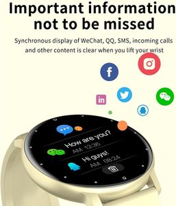Montre connectée unisexe ZL02CPro pour hommes et femmes, Android, bracelet en silicone, appels Bluetooth, écran 1,28 pouces, reconnaissance vocale IA, étanche IP67, montre de sport - Product Image 4