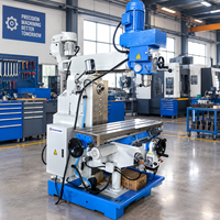 Machine de fraisage et de perçage verticale et horizontale en métal ZX6350C