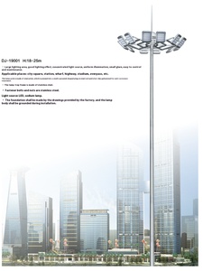 Poste de luz de mástil alto octogonal poligonal de <span class=keywords><strong>diseño</strong></span> libre del fabricante <span class=keywords><strong>en</strong></span> acero de 18m 20M 25M 30m tamaños para uso <span class=keywords><strong>en</strong></span> exteriores - Product Image 3