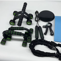 Ensemble d'entraînement abdominal Skyhope pour exercice de fitness à domicile 9 en 1 Kit de rouleau de roue AB