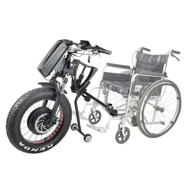Kit motor listrik kursi Roda 20 inci 48v 500w ban lemak handcycle hub listrik kit konversi motor dengan baterai hailong 48v 13Ah
