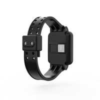Pulsera GPS Antimanipulación para Prisioneros, LTE-M/WiFi/BLE, Rastreo en Tiempo Real, Monitor de Temperatura Corporal, Muñeca/Tobillo, ESIM, IP67, Resistente al Agua, 600mAh