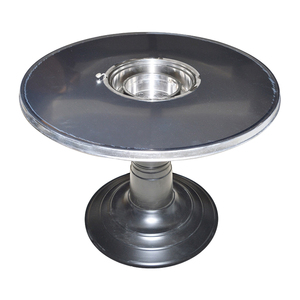 PINNOVO定制餐厅烧烤桌火锅店圆形烧烤桌韩式烧烤桌 - Product Image 4