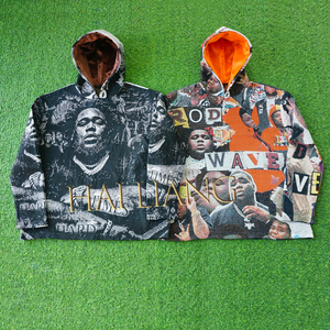 Sudadera con Capucha Personalizada con Diseño de Tapicería, Talla Grande para Hombre, Sudadera con Capucha Estilo Highstreet - Product Image 1