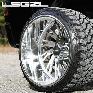 Lsgzl ล้อแม็กทรงเว้าขอบล้อแม็กแบบล้อเดียว20 22 24 26นิ้วสำหรับรถกระบะออฟโรด F150 C10ล้อเดียว - Product Image 2