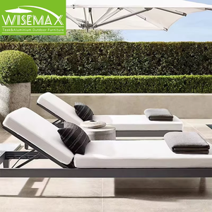 أثاث WISEMAX لجميع الأحوال الجوية ، أثاث بجانب المسبح ، إطار من الألومنيوم ، ووسادة مقاومة للماء ، كراسي التشمس لحديقة وحمام السباحة - Product Image 3