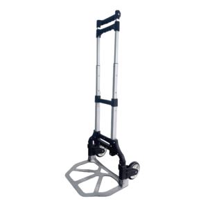 Chariot pliable en alliage d'aluminium et plastique de 75 kg avec structure à quatre roues, options de plateforme et de roues personnalisables OEM pour outils - Product Image 1