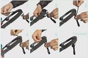 Probebi sth006 Chất lượng cao 360 độ xoay đa chức năng xe đẩy em bé móc - Product Image 5