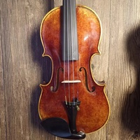 Violon en épicéa massif de haute qualité 44-32 à vendre à prix réduit, violon professionnel fait main avec dos et flancs en érable, style antique 44