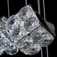 Lustre LED moderne de luxe pour Villa escalier grand Duplex Cube cristal suspension lumière pour toute la maison hôtel Lobby Bar petit