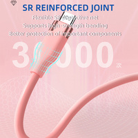 Kabel Data pengisian daya Cepat silikon awet 3A PD20W, kabel OTG 1m Seri 11/12/13/14 untuk ponsel